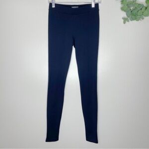 Vince Indigo Scrunched Ponte Leggings Women’s Size Small Blue Slim Stretch Pants
